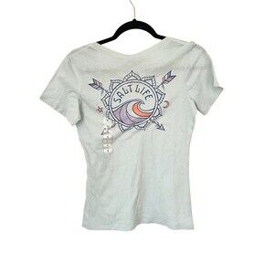 Salt life shirt womens light blue shirt sleeve new with tags size small